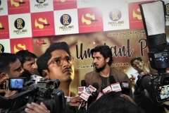Ajeet Kumar interacts with media at the Music Launch of Upcoming Film Umakant Pandey Purush Ya.....? on 3rd Jan 2019 at YMCA, Greater Noida.
